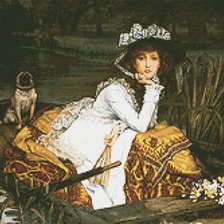 Cross stitch pattern: #443504