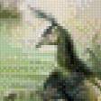 Preview of cross stitch pattern: #485356
