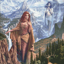 Cross stitch pattern: #554327