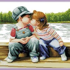 Source of cross stitch pattern: #554421