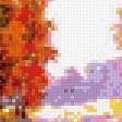 Preview of cross stitch pattern: #555869