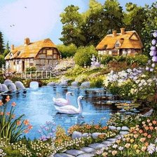 Cross stitch pattern: #667089