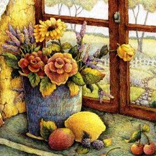 Cross stitch pattern: #677384