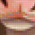 Preview of cross stitch pattern: Cute Spring Animals - Cow