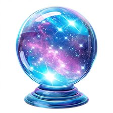 Source of cross stitch pattern: Crystal Ball