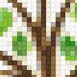 Preview of cross stitch pattern: Tree