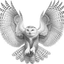 Cross stitch pattern: owl