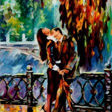 Cross stitch pattern: Colorfull Couple