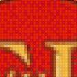 Preview of cross stitch pattern: badge
