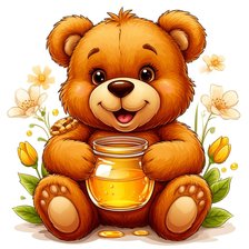 Cross stitch pattern: Мишка