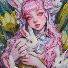 Cross stitch pattern: Alice