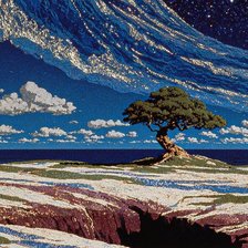 Cross stitch pattern: Galaxy