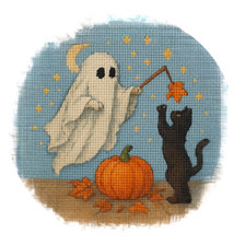 Cross stitch pattern: 100x100 dikiş, DMC, 25 renk, Dağılım: %0