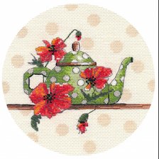 Cross stitch pattern: Чайник