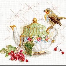 Cross stitch pattern: Чайник-2