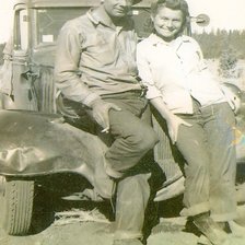 Cross stitch pattern: Gram & Gramps 1938