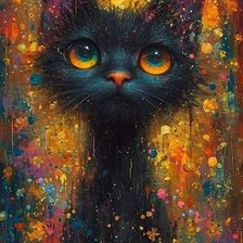 Cross stitch pattern: Кот