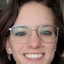 Cross stitch pattern: Kacy 2 with glasses