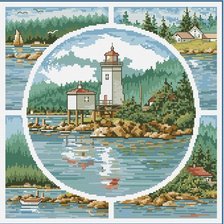 Cross stitch pattern: маяк