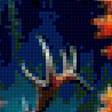 Preview of cross stitch pattern: Feather Deer