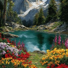 Cross stitch pattern: Kalni