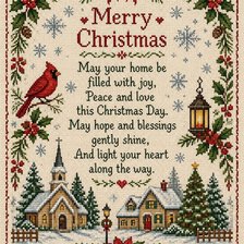 Cross stitch pattern: Xmas