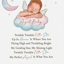 Cross stitch pattern: Angel baby