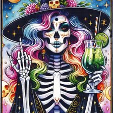 Cross stitch pattern: I'm a Witch