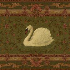Cross stitch pattern: swan